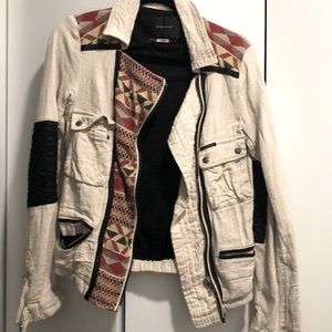 Mason Scotch (Scotch and Soda) aztec print bomber jacket